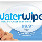 WaterWipes Original Baby Wipes, 99.9% Water-Based Wipes, Unscented & Hypoallergenic for Sensitive Skin, 240 Count (4 Packs), Packaging May Vary