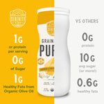 Serenity Kids 6+ Months Grain Free Puffs Toddler & Baby Snack | No Added Sugar, Gluten & Rice Free, Allergen Free | Made with Organic Cassava, Veggies, & Herbs | White Cheddar & Cauliflower | 1 Count