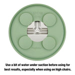 PandaEar 3 Pack Stainless Steel Baby Suction Plates, Divided Toddler Plate for Baby Led Weaning Supplies, Non-Slip Toddler Baby Feeding Set Dishwasher Safe (Blue/Green/Brown)