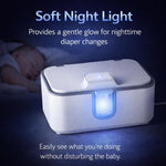 OROZEE Wet Wipes Heater,Baby Wipe Warmer and Baby Wet Wipes Dispenser Large Capacity with Night Light and View Window Fast and Even Heating Diaper Wipe Warmer