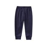 JARMAKO Toddler Boys Cotton Pants, 4-Pack Sweatpants Joggers, Basic Colors, 3T