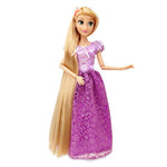 Disney Store Official Disney Princess Classic Doll (Rapunzel from Tangled), 11 Inches, Includes Brush with Molded Details, Fully Posable Toy in Classic Outfit - Disney Princess Toys for Girls