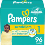 Pampers Swaddlers Diapers, Size 5 (20-37 lbs), 132 Count, Absorbent, Keeps Baby Dry and Comfortable, Skin Safe Disposable Baby Diaper (Packaging May Vary)
