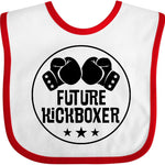 inktastic Kickboxing Future Kickboxer Baby Bib
