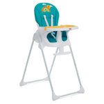 Dream On Me Fisher Price Tiny Bites Baby & Toddler Highchair – Hello Sunshine, One-Click Folding, 7 Adjustable Height Levels, 2 Recline Positions, Removable Dishwasher-Safe Tray, Space-Saving