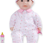 JC Toys, La Baby 16-inch Blue Washable Soft Body Boy Baby Doll with Accessories - For Children 12 Months and older, Designed by Berenguer