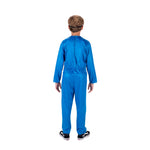 MARVEL Captain America Official Youth Value Costume - Full-Bodied Fabric Jumpsuit with High-Resolution Printed Design and Plastic Half Mask
