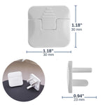 Bates- Outlet Covers Child Proof, 10 Pack, White, 3 Prong Outlet Covers