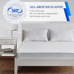 Full Size Mattress Protector Waterproof Mattress Topper Pad Cover Super Noiseless Soft & Breathable Mattress Protector Terry for Pets Kids Adults 54" x 75" Fitted Bed Sheets