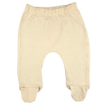 123 Bear Baby Soft Cotton Spandex Pants with Feet (Mint A 4pk, 3-6 Months)