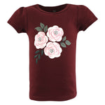 Hudson Baby Unisex Baby Short Sleeve T-Shirts, Girls World, 2 Toddler