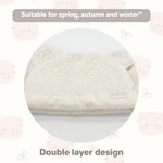 Duoyeree Kids Baby Hat Soft Warm Cable Knit Beanie Toddler Girl Fall Winter Hats