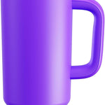 40 oz Tumbler with Handle and Straw: Stainless Steel Insulated Tumbler Keeps Cold for 24 Hours, Leakproof Travel Cup Fits in Cup Holder and BPA-Free, Cotton Candy