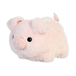 Aurora® Adorable Spudsters™ Cutie Pig Stuffed Animal - Round Shape Makes for Comforting Cuddles - Perfect for Kids All Ages and Animal Loving Adults - Pink 10.5 Inches