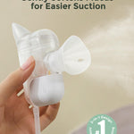 Momcozy BreezyClear Pro™ Nasal Aspirator for Baby, Hospital-Grade 75 kPa Nose Sucker with 9 Adjustable Suction Levels, Electric Nose Cleaner for Toddler, Light & Music Soothing
