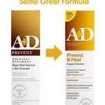 A+D Original Diaper Rash Ointment Prevents & Treats Diaper Rash, Moisturizing Skin Protectant with Vitamins A & D, Healing Skin Ointment for Dry and Cracked Skin 4oz