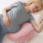Chilling Home Portable Pregnancy Pillow Memory Foam – Maternity Body Pillow for Sleeping- Multifunctional Pregnancy Wedge Pillow for Back, Belly, Pain Relief, Ideal for Pregnant Women,Travel,Grey