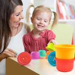 Cosaway Baby Stacking Nesting Cups Toys, Baby Toys 6 to 12 Months, Montessori Toys for Toddler Gifts 1 Year Old (617-97)
