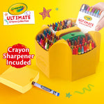 Crayola Ultimate Crayon Box Collection (152ct), Bulk Kids Crayon Caddy, Classic & Glitter Colors, Coloring Book Supplies, Gift for Kids, Ages 3, 4, 5