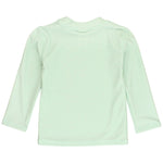 RUGGEDBUTTS Frost Green Long Sleeve Logo Rash Guard - 12-18m