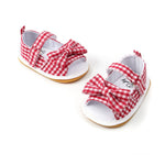 CoKate Baby Boys Girls Sandals Rubber Sole Outdoor First Walker Toddler Girls Boys Summer Shoes(3Infant, Red)