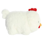 Aurora® Adorable Spudsters™ Claire Chicken™ Stuffed Animal - Round Shape Makes for Comforting Cuddles - Perfect for Kids All Ages and Animal Loving Adults - White 10.5 Inches