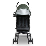 Jeep PowerGlyde Stroller by Delta Children Lightweight Travel Stroller with Smoothest Ride & Compact Fold, 3-Position Recline, Extra Large Storage Basket, Olive Green
