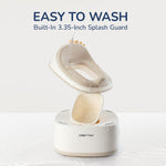 usbettas 3 in 1 Potty Training Toilet, Dinosaur Toddler Potty Training Seat for Boys Girls with Comfortable Cushion, Easy-to-Clean and Anti-Slip Potty Training Step Stool for Toilet (Beige)