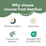 pureborn Baby Girls Sleeper Viscose from Bamboo Pajamas 2-Way Zipper Snug Fit Sleepwear Cherry 6-12 Months