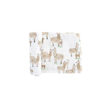 Little Unicorn Premium Cotton Swaddle Baby Blanket | Breathable Fabric | for swaddling, Play, Nursing & More (Llama Llama)
