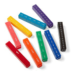 hand2mind Rainbow Fraction Tower Cubes, Montessori Math Materials, Fraction Manipulatives, Unit Fraction, Fraction Cubes, Math Manipulatives for Elementary School, Homeschool Supplies (15 Sets)