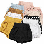 LOOLY Unisex Baby Girls Boys Cotton Linen Blend Bloomer Shorts ,73,Dark Yellow