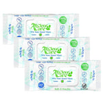 Multiple packages of All Clear Care wipes on a white background
