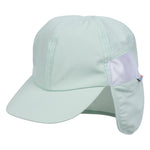 SwimZip Sun Hat with Neck Flap | UPF 50+ Protection for Baby, Toddler, and Kids Mint Green
