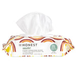 The Honest Company Clean Conscious Multi-Use Wipes, Unscented Hypoallergenic Baby Wipes for Sensitive Skin, 99% Water Plant-Based Compostable Wipes, Pattern Play, 720 Count
