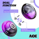 7YO AOE Yoyo Professional Responsive Yoyo for Kids, Beginner Yo-yo with Deep Finger Holes, Plastic Trick Yo Yo with Unresponsive Bearing + 10 Strings + Storage Bag