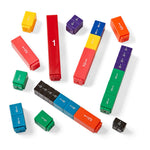 hand2mind Rainbow Fraction Tower Cubes, Fraction Equivalency, Montessori Math Blocks Materials for Kids, Math Manipulatives 4th Grade, Elementary Teacher Must Haves (Set of 51)
