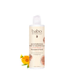 Babo Botanicals shampoo bottle on a white background