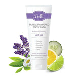 Belli Skincare Pure and Pampered Body Wash, Moisturizing Skin Cleanser, Contains Cucumber Green Tea Extracts, For All Skin Types, Dermatologist recommended, 6.5 Oz