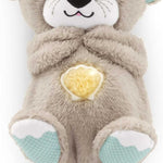 Fisher-Price Baby Toy Soothe 'n Snuggle Otter Portable Plush Sound Machine with Music Lights & Breathing Motion for Newborns 0+ Months