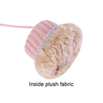 PENINSULA LOVE Toddler Winter Thermal Gloves Warm Knit Mittens Baby String Plush Gloves 1-3Year