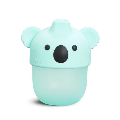 Light blue koala-shaped container on a white background