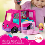 Fisher-Price Little People Barbie Toddler Toy Cupcake Truck Musical Playset with 9 Pieces for Pretend Play Kids Ages 18+ Months (Amazon Exclusive)