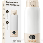 Lxlu Portable Bottle Warmer for Travel, 17 Ounces Milk Warmer for Baby Breastmilk with Fast Heating & Precise Temp Control, Bottle Warmer for Car, Outdoors