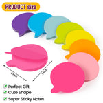 Bubble Sticky Notes 3x3 in, 8 Pads, Super Cute Bright Color Strong Adhesive Gift Post, Clean Removal, 82 Sheets/pad