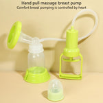 Manual Breastpump & Feeding Bottle Set Portable Handheld Breastpump Easy Use Without Batteries Need Milk Collector