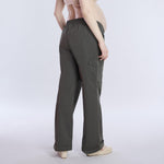 Motherhood Maternity Under Belly Utility Cargo Pregnancy Pant, Beluga, Large