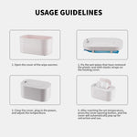 Baby Wipe Warmer and Baby Wet Wipes Dispenser, 5 Modes of Temperature Heating Control Portable Diaper Wipes Warmer for Newborn Baby, Baby Shower Gifts White