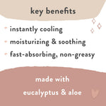 The Honest Company Honest Mama Chill Mama Soothing Jelly | Cooling Formula for Itchy Skin | Aloe + Eucalyptus Infused | 4 fl oz