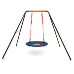 Delta Children PAW Patrol 40-Inch Saucer Swing for Kids – Attaches to Swing Sets or Trees – Includes All Necessary Hanging Hardware & Rope